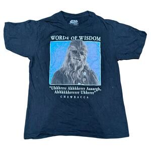 Vintage Tees - Star Wars Chewbacca Words of Wisdom Graphic Tee*SZ M